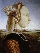 Piero della Francesca battista sforza.hustru till federico da montefeltro china oil painting artist